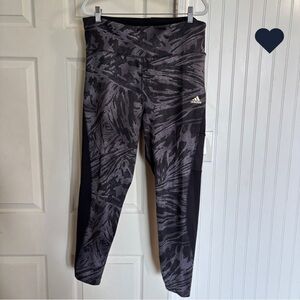 Adidas Zoe Saldana High Rise U4U UforU Athletic Leggings gym Workout